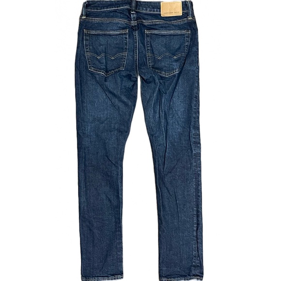 American Eagle AirFlex+ Dark Wash Slim Jeans Men's (28/30) - Picture 2 of 5